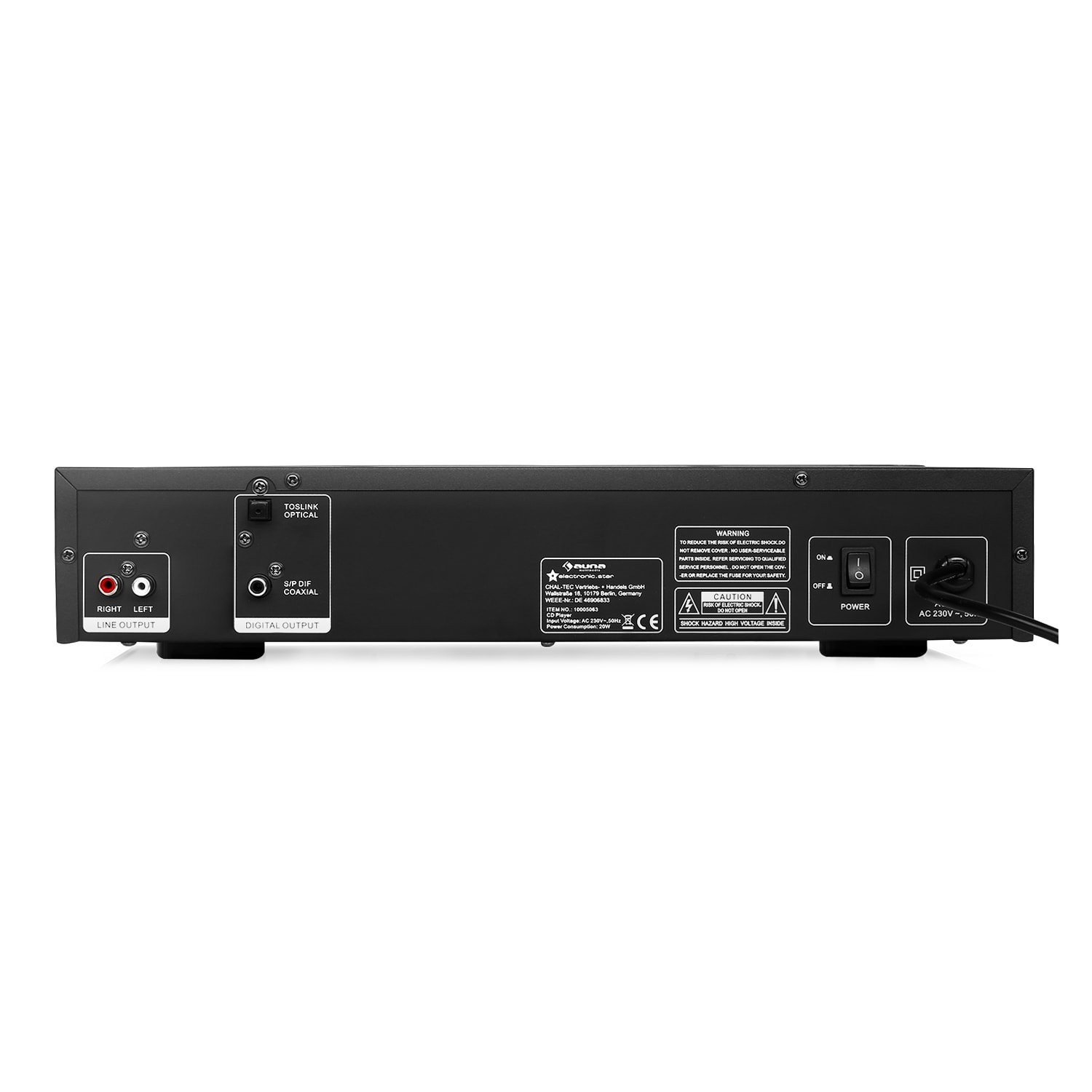 MP3-CD prehrávač Auna AV2-CD509, USB – Obrázok 2