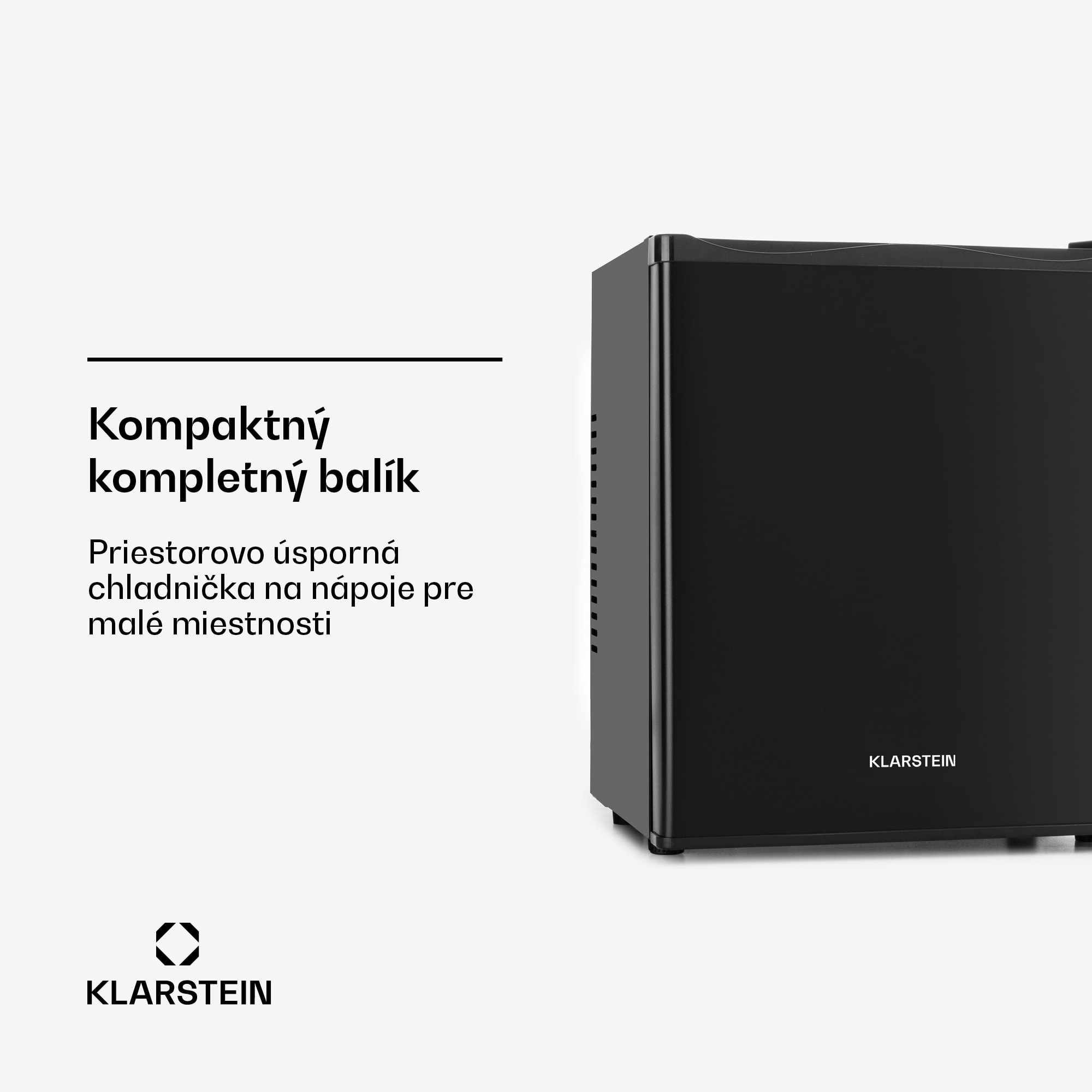 Klarstein Happy Hour, minibar, 5-15°C, energet. trieda G, tichý, 23dB, LED svetlo – Obrázok 2