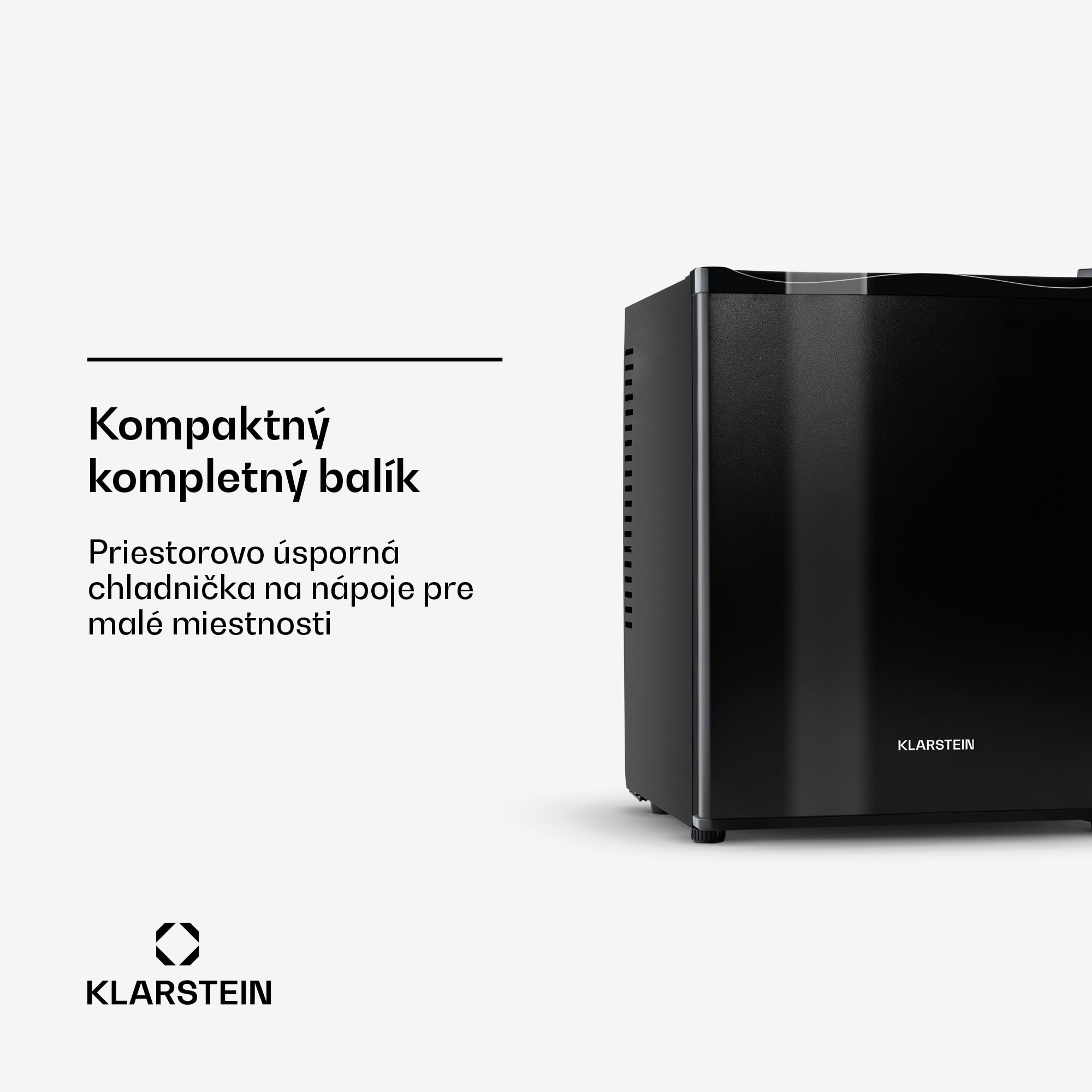 Klarstein MKS-11, chladnička, 30 l, 25 dB, čierna – Obrázok 2