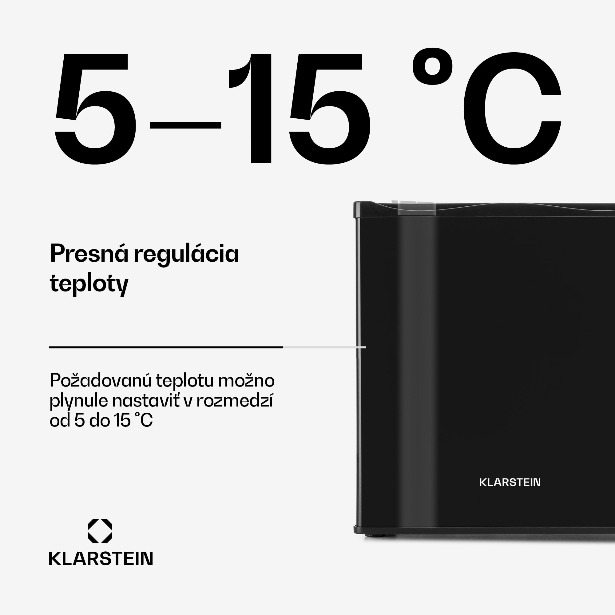 Klarstein MKS-11, chladnička, 30 l, 25 dB, čierna – Obrázok 3