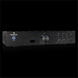 Hi-fi zosilňovač Auna AV2-CD508BT, čierny, AUX, bluetooth