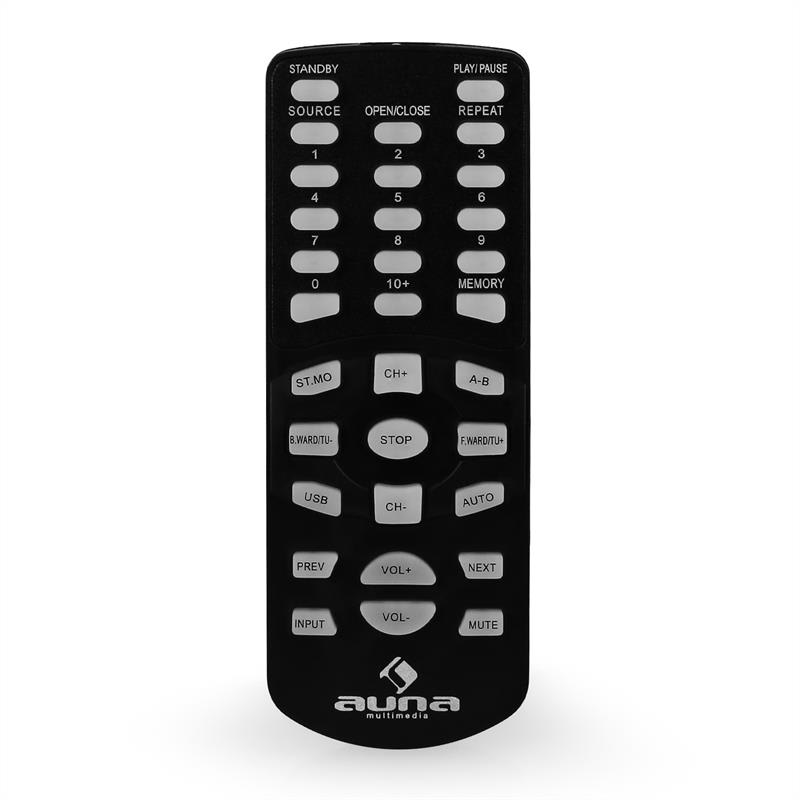 Hi-fi zosilňovač Auna AV2-CD508BT, čierny, AUX, bluetooth – Obrázok 4