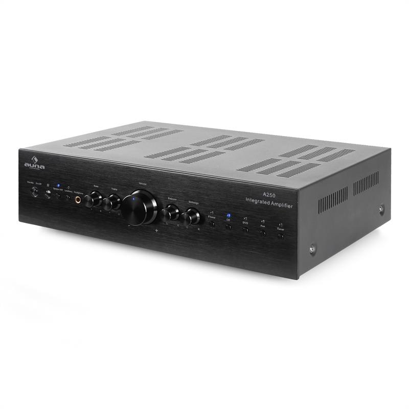 Stereo zosilňovač Auna CD708, AUX phono, čierny, 600 W – Obrázok 3
