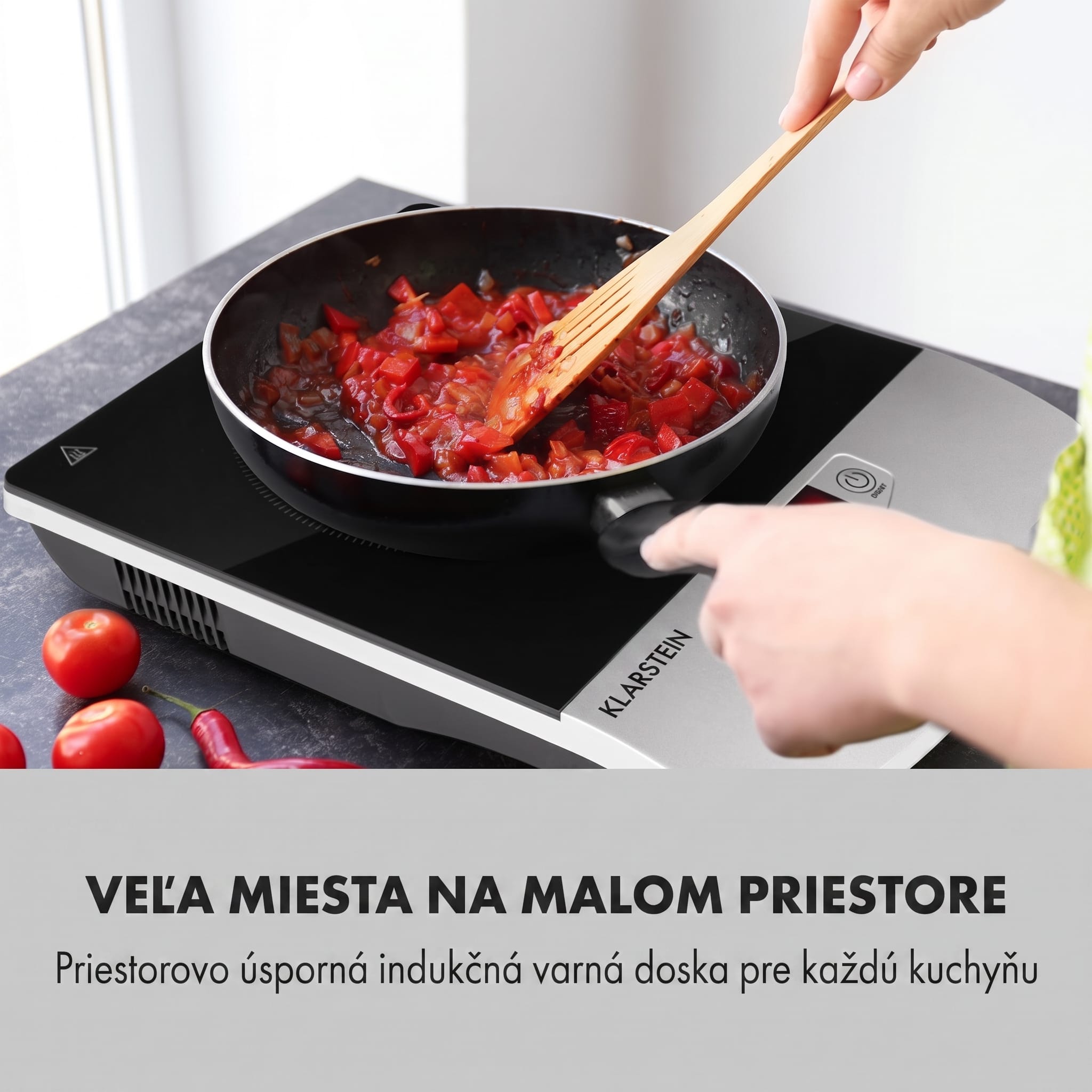 Klarstein CP3-VARICOOK SINGLE, indukčný varná doska, 1800 W, 1 zóna
