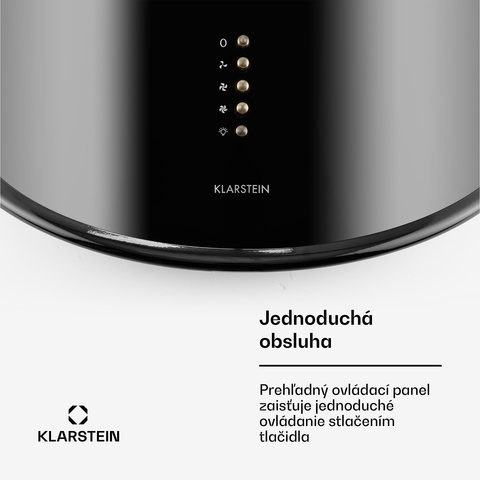 Klarstein Noir, digestor, 60 cm, komínový, 490 m³/h, retro dizajn, nehrdzavejúca oceľ, čierny – Obrázok 3