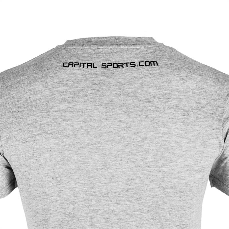 Capital Sports Beforce, veľkosť L, sivé, tréningové tričko, pánske – Obrázok 4