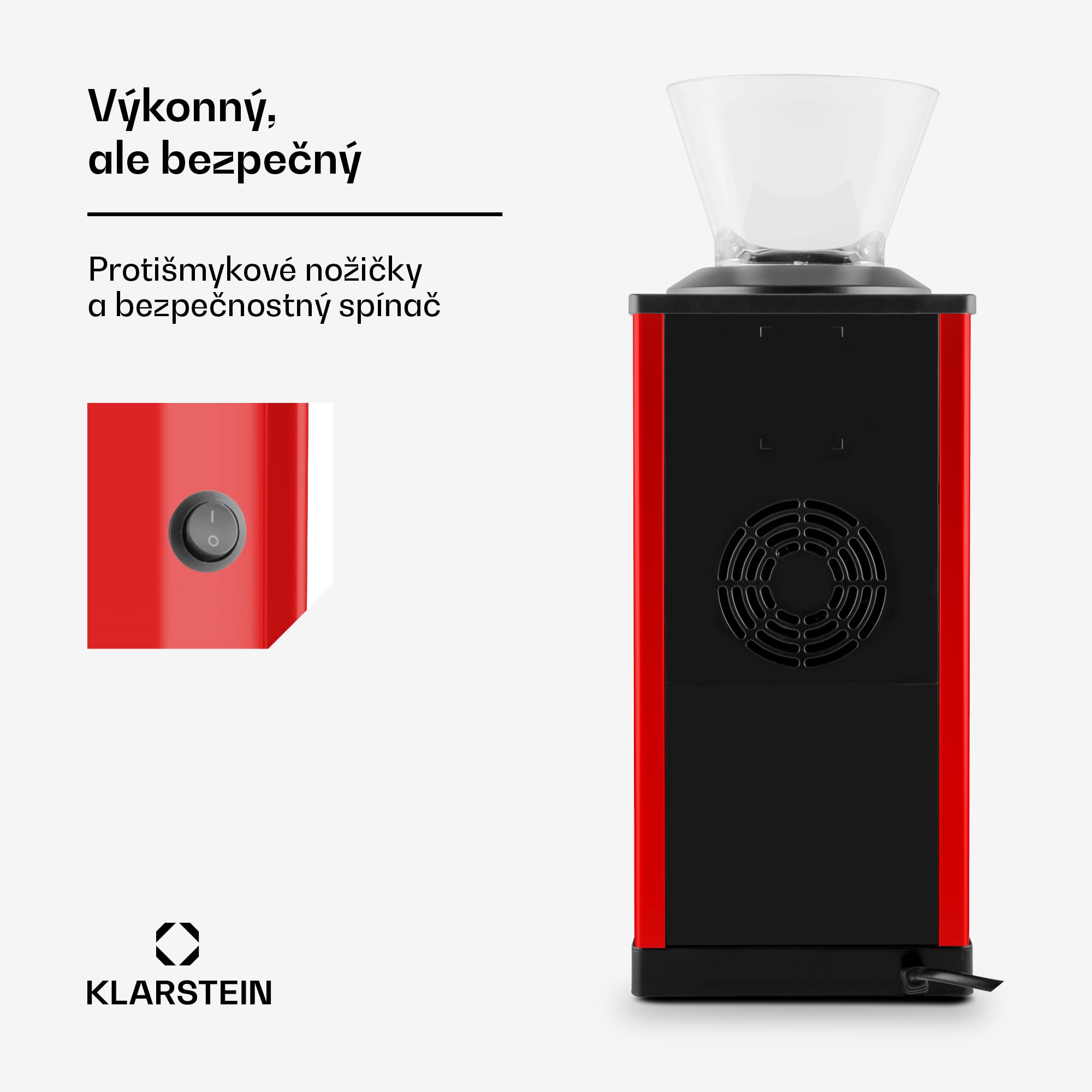 OneConcept Icebreaker, drvič ľadu, 15 kg/h, objem 3,5 l, zásobník na ľad, nehrdzavejúca oceľ, červený – Obrázok 3