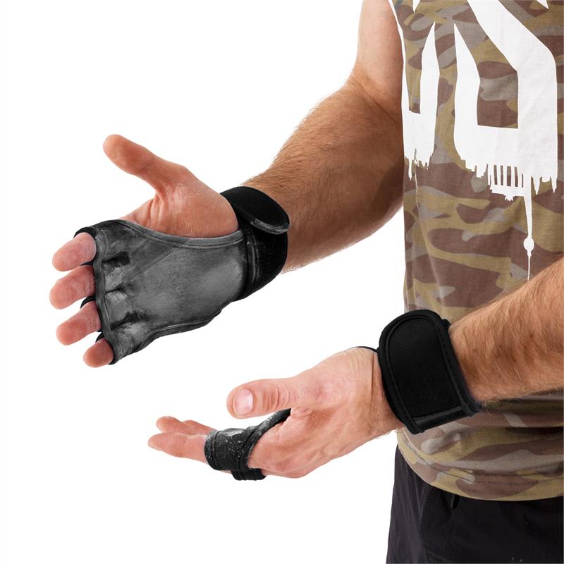 Capital Sports Palm PRO, vzpieračské rukavice, veľkosť S, čierne – Obrázok 3
