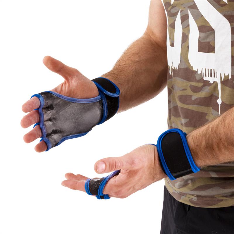 Capital Sports Palm PRO, vzpieračské rukavice, veľkosť L, modro-čierne – Obrázok 4