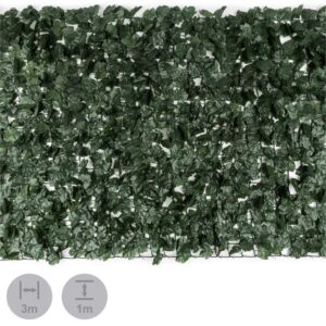 Blumfeldt Fency Dark Ivy, zástena, ochrana pred pozorovaním, ochrana pred vetrom, 300 x 100 cm, brečtan, tmavozelená