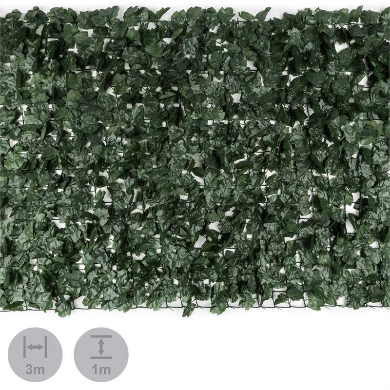 Blumfeldt Fency Dark Ivy, zástena, ochrana pred pozorovaním, ochrana pred vetrom, 300 x 100 cm, brečtan, tmavozelená