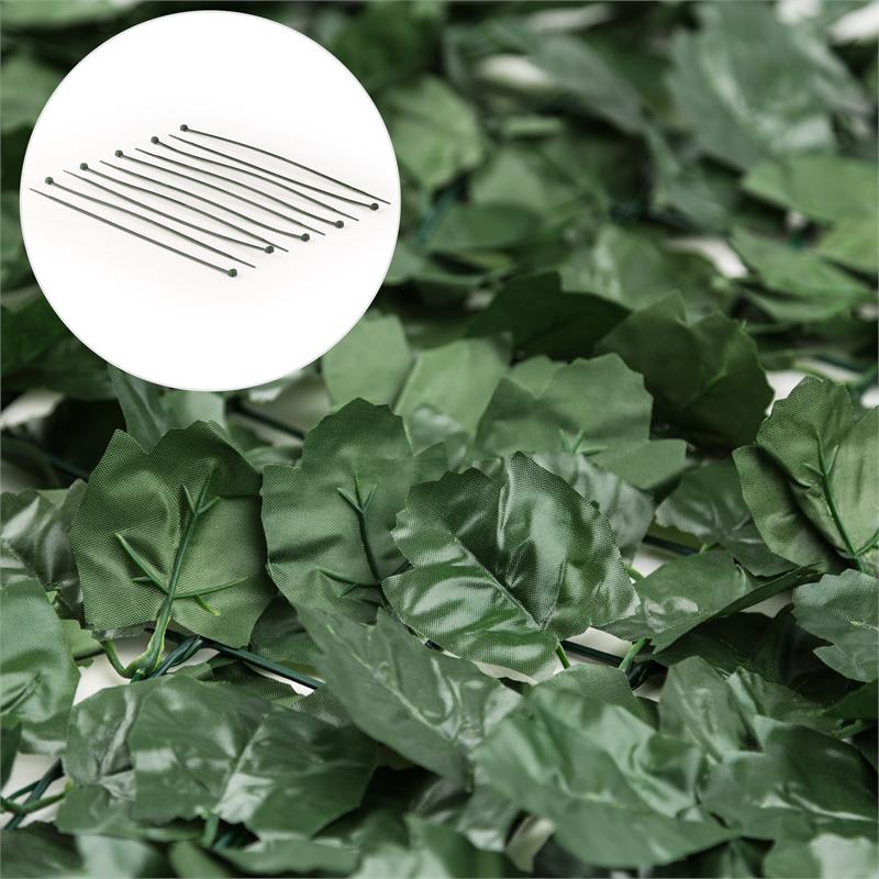 Blumfeldt Fency Dark Ivy, zástena, ochrana pred pozorovaním, ochrana pred vetrom, 300 x 100 cm, brečtan, tmavozelená – Obrázok 2