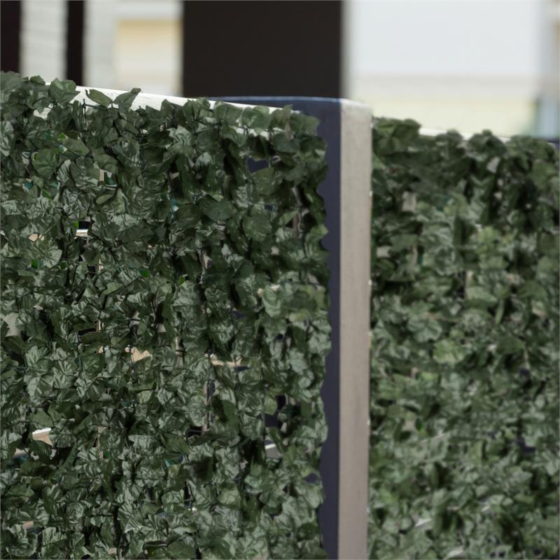 Blumfeldt Fency Dark Ivy, zástena, ochrana pred pozorovaním, ochrana pred vetrom, 300 x 100 cm, brečtan, tmavozelená – Obrázok 4