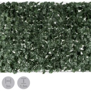 Blumfeldt Fency Dark Ivy, zástena, ochrana pred pozorovaním, ochrana pred vetrom, 300 x 150 cm, brečtan, tmavozelená