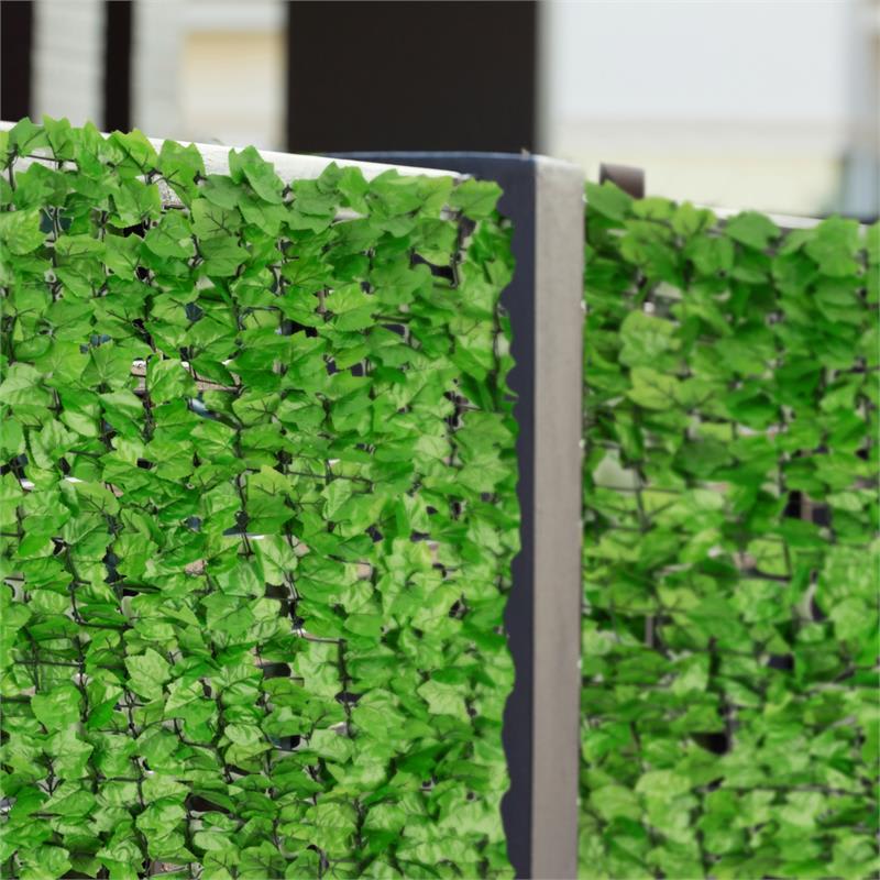 Blumfeldt Fency Bright Ivy, zástena, ochrana pred pozorovaním, ochrana pred vetrom, 300 x 100 cm, brečtan, svetlozelená – Obrázok 4