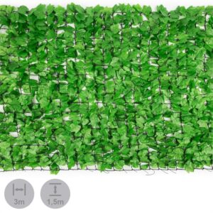 Blumfeldt Fency Bright Ivy, zástena, ochrana pred pozorovaním, ochrana pred vetrom, 300 x 150 cm, brečtan, svetlozelená