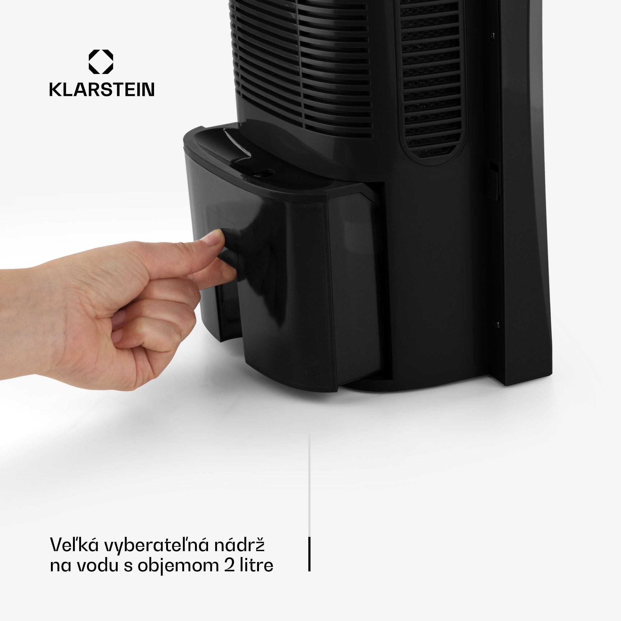 Klarstein Drybest 2000 2G, odvlhčovač vzduchu, ionizátor, 700 ml/d, 70 W, čierny – Obrázok 4