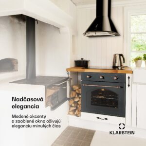 Klarstein Vilhelmine, vstavaná rúra, 59 l, energet. trieda A, čierna
