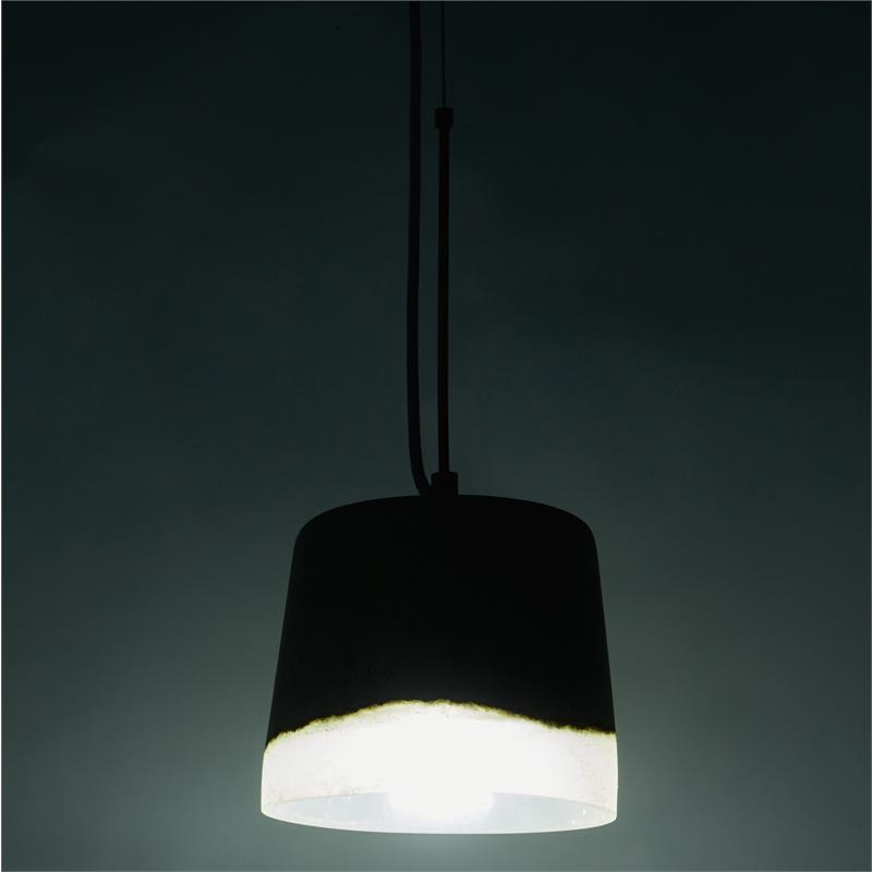 Loocida Sonnenstein Studie 32, betónová visiaca lampa, závesná lampa, priemyselný dizajn – Obrázok 2