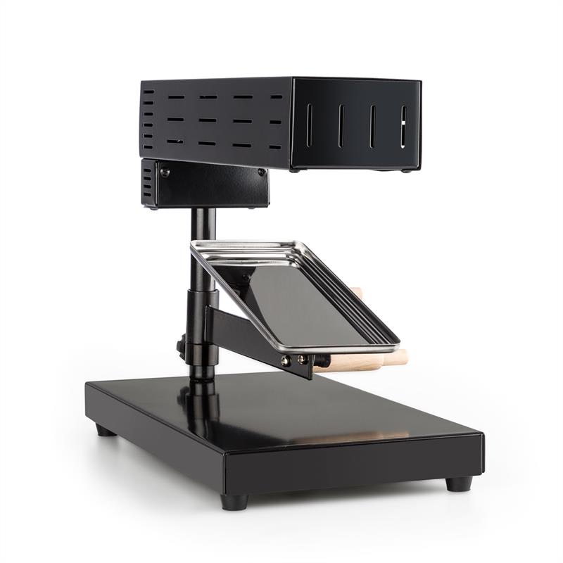 Klarstein Appenzell 2G tradičný raclette gril 600 W stojanový čierny – Obrázok 2