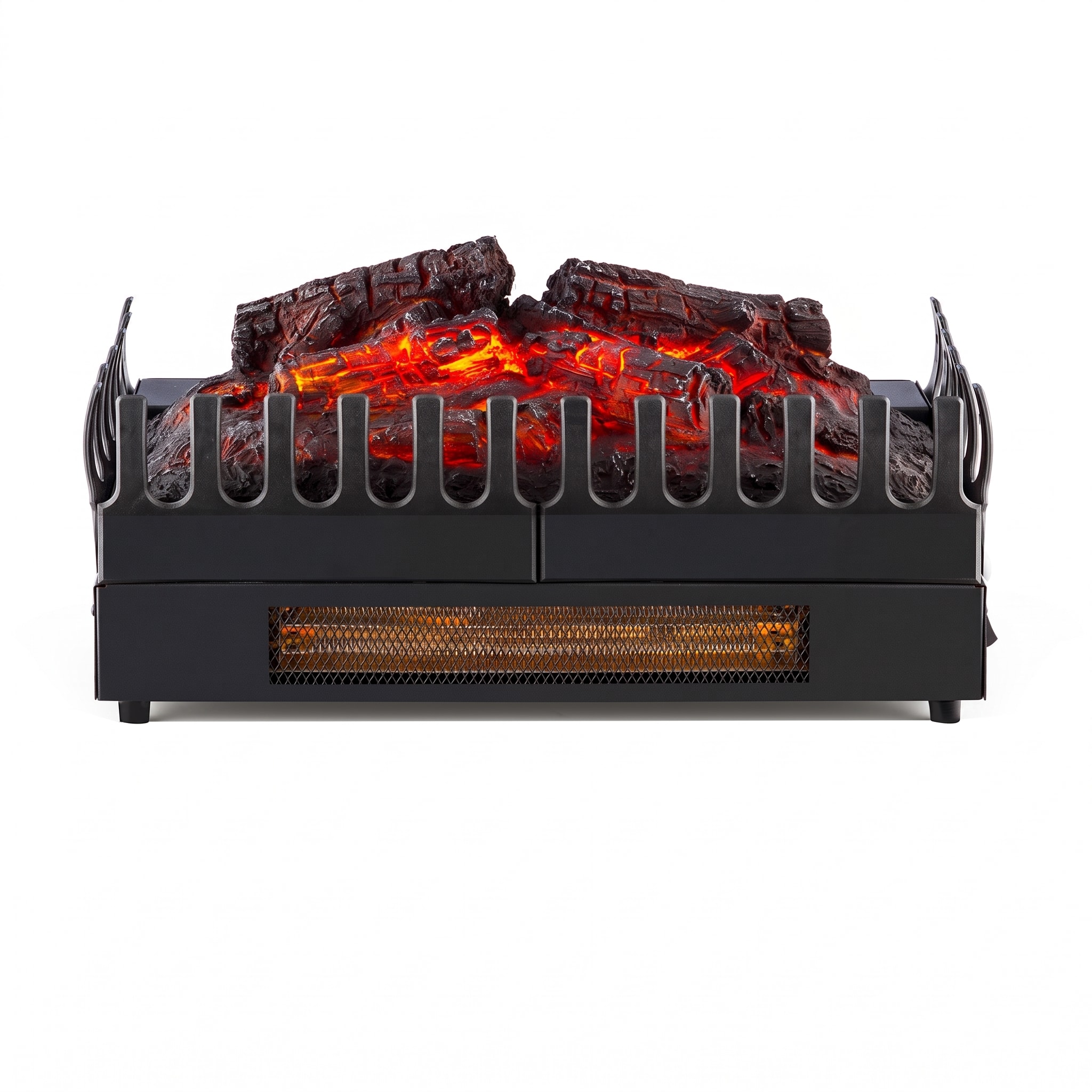 Klarstein Kamini FX, elektrický krb, krbová vložka, 1000/2000 W, 2 W LED, čierny – Obrázok 2