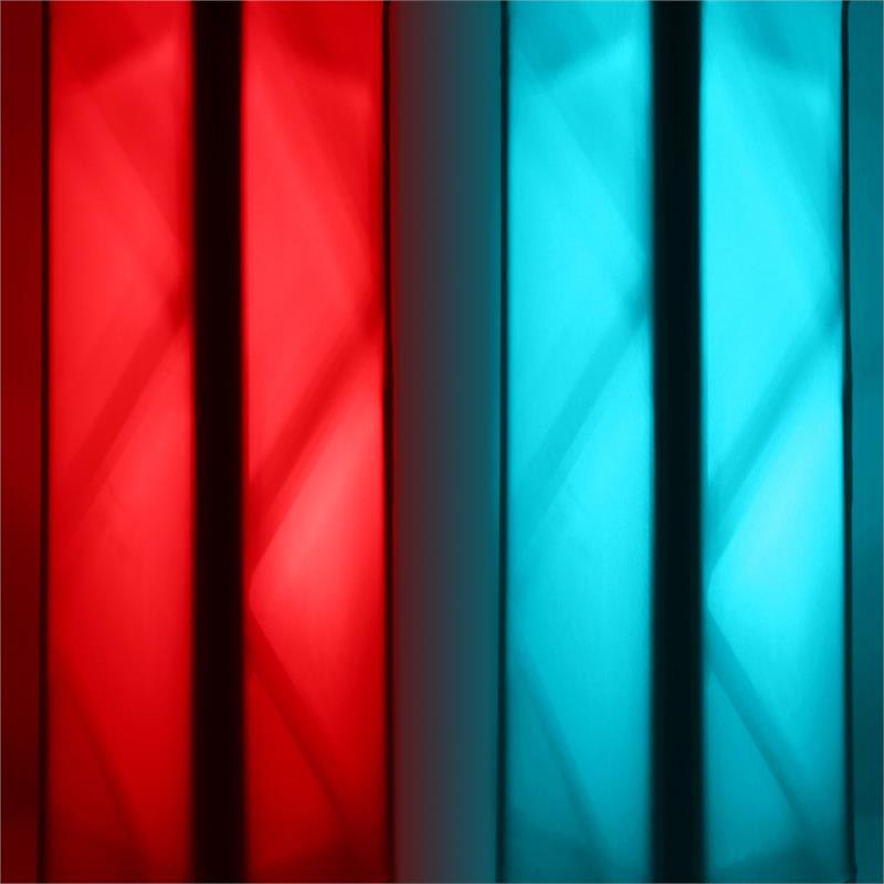 Beamz Lycra, 100 cm, biely, obal na traverzy, kryt, plášť pre 4-hranné traverzy – Obrázok 2