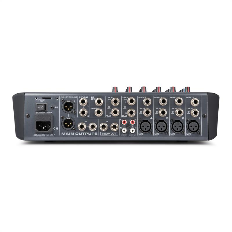 Power Dynamics PDM-S804, mixážny pult, 8-kanálový, DSP/MP3, USB port, bluetooth prijímač – Obrázok 4