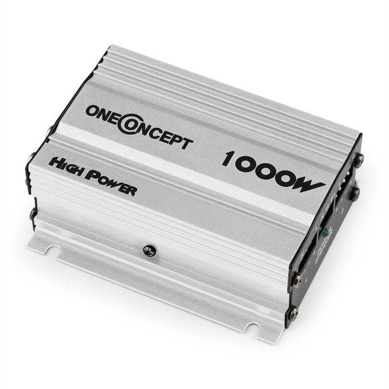 OneConcept W2-A4-Silver, 4-kanálový autozosilňovač, 600 W – Obrázok 4