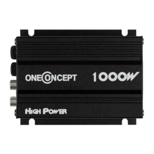 4-kanálový zosilňovač oneConcept X4-A4, 600 W, čierny