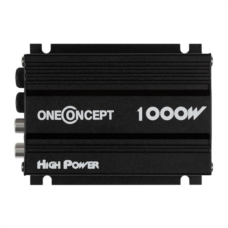 4-kanálový zosilňovač oneConcept X4-A4, 600 W, čierny