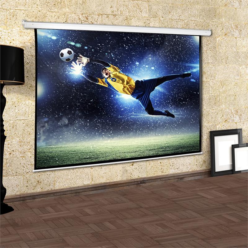 FrontStage PSBB-80, 203 cm rolovacie premietacie plátno, 150 x 150 cm, 1:1 – Obrázok 2