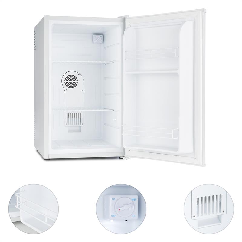 Klarstein HEA-MKS-6, Minibar, 70 litrov, biely – Obrázok 2