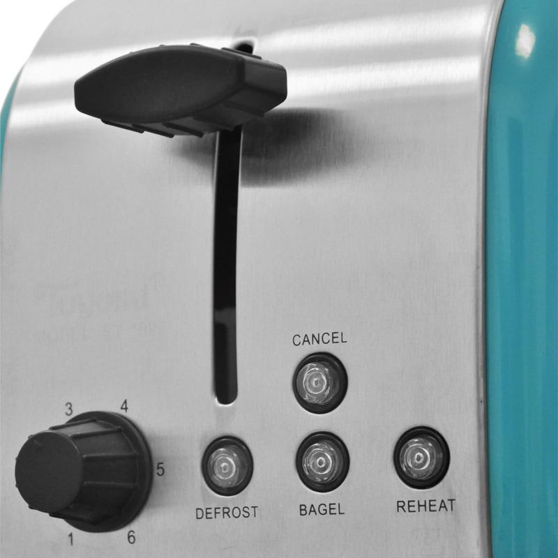Klarstein TK-BT-318-V, Hriankovač, 1000 W, tyrkysový – Obrázok 2