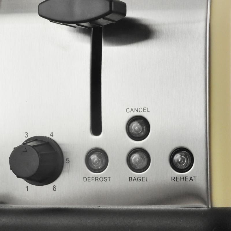 Klarstein TK-BT-318-C, Hriankovač, 1000 W, krémový – Obrázok 2