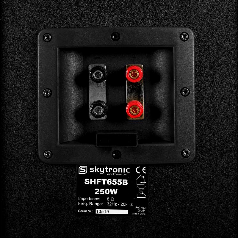 Skytronic SHFT655B pár HiFi stojanových reproduktorov 3-pásmových 500W max. – Obrázok 2