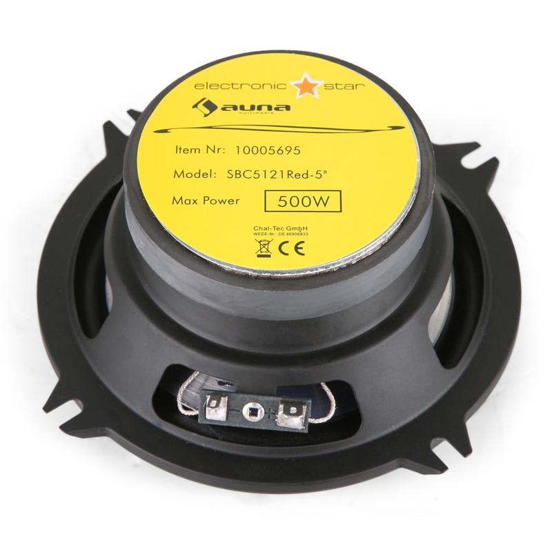Reproduktory do auta Auna SBC-5121, 13cm (5"), 1000 W – Obrázok 2