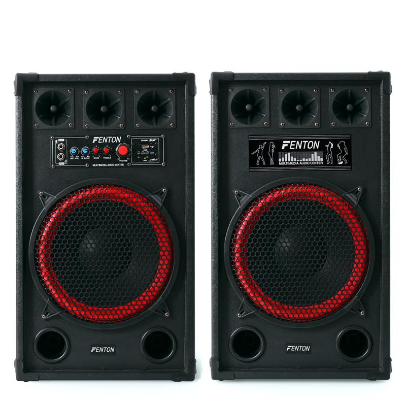 Fenton SPB-12, set reproduktorov, aktívny/pasívny, 12", 800 W – Obrázok 2