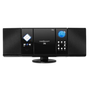 OneConcept V-12, stereo zariadenie, čierne, MP3, CD, USB, SD