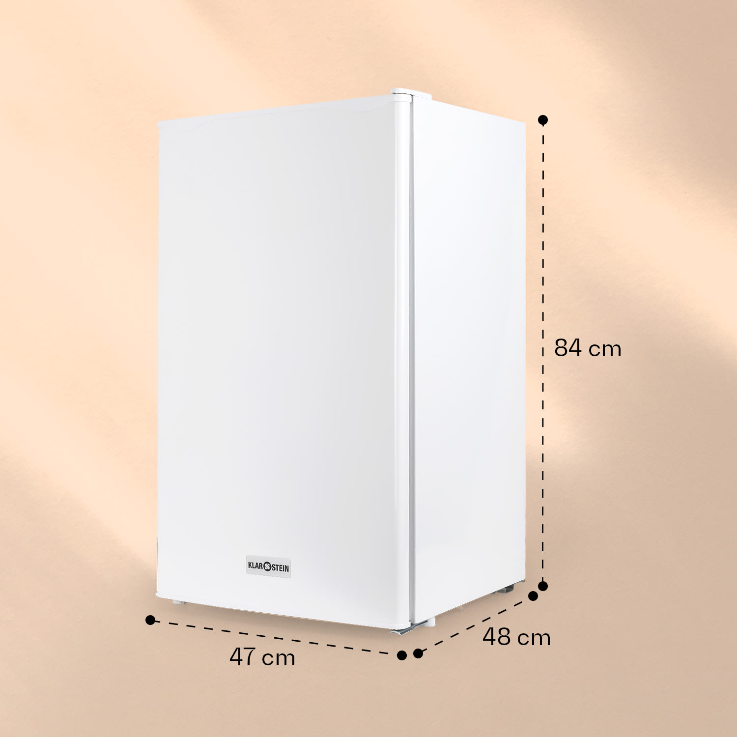 Klarstein 90L1-WH, kombinovaná chladnička, 91 l, energet. trieda F – Obrázok 4