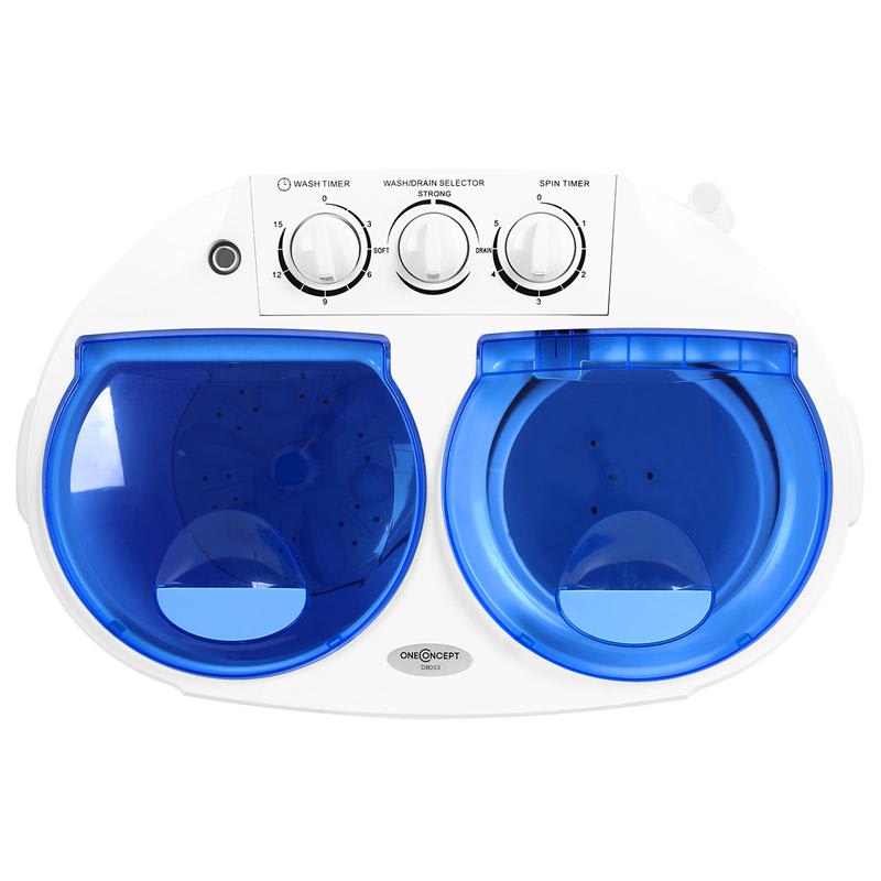 OneConcept DB003 mini práčka s odstreďovaním, 2 kg