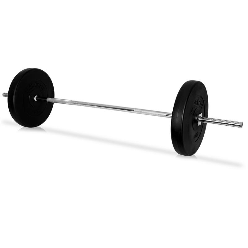 Klarfit, sada činiek, 4 x hriadeľ činky, 14 x závažie, 97,5 kg – Obrázok 4