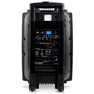 Ibiza Port10VHF-N, mobilný PA-reproduktor, batéria, kolieska, bluetooth, USB, SD