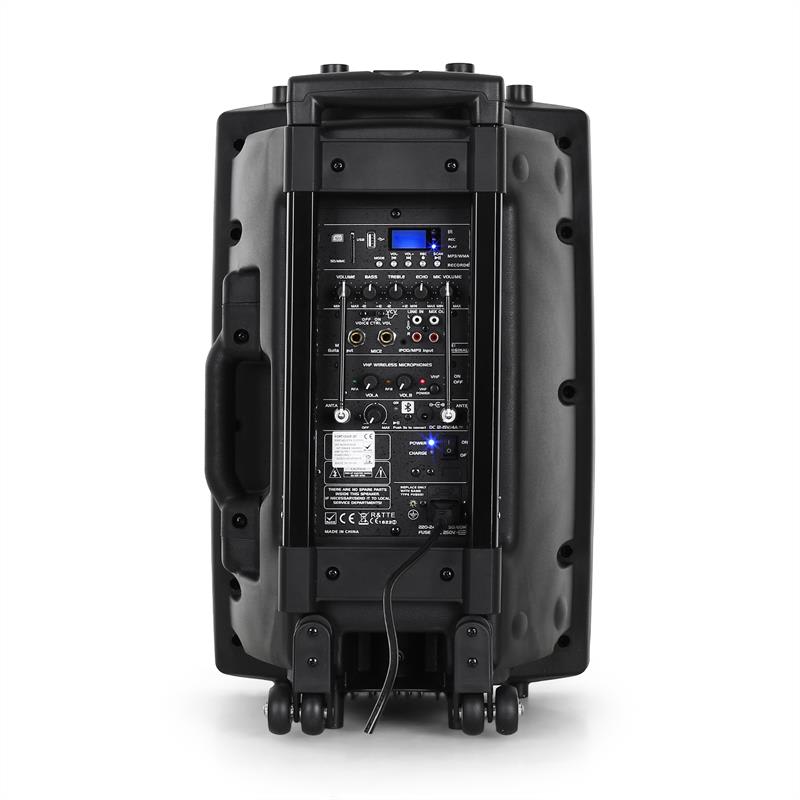 Ibiza Port12VHF-BT 30 cm (12"), PA systém, USB, SD, AUX, MP3, bluetooth – Obrázok 2