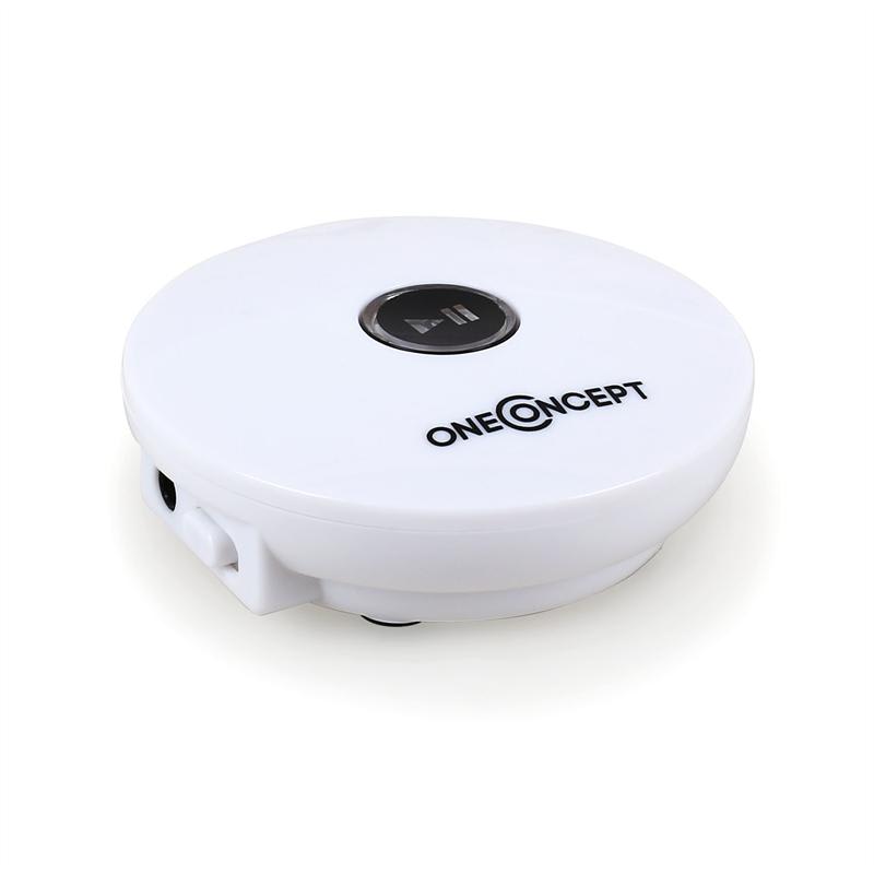 OneConcept SmartTooth2, bluetooth prijímač, biely, aku, 15m – Obrázok 3