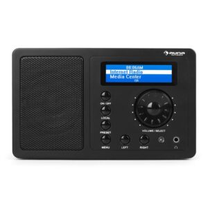 Auna IR-130 internetové rádio, WLAN, čierne, streaming