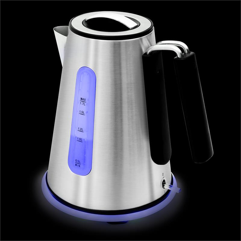 Klarstein Aquavera, rýchlovarná kanvica, 1,7 l, nehrdzavejúca ušľachtilá oceľ, 2200 W – Obrázok 3