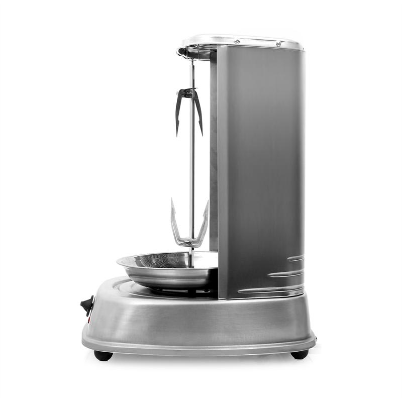 OneConcept Kebap Master vertikálny gril 2000W nerez vrátane sady na špíz – Obrázok 3