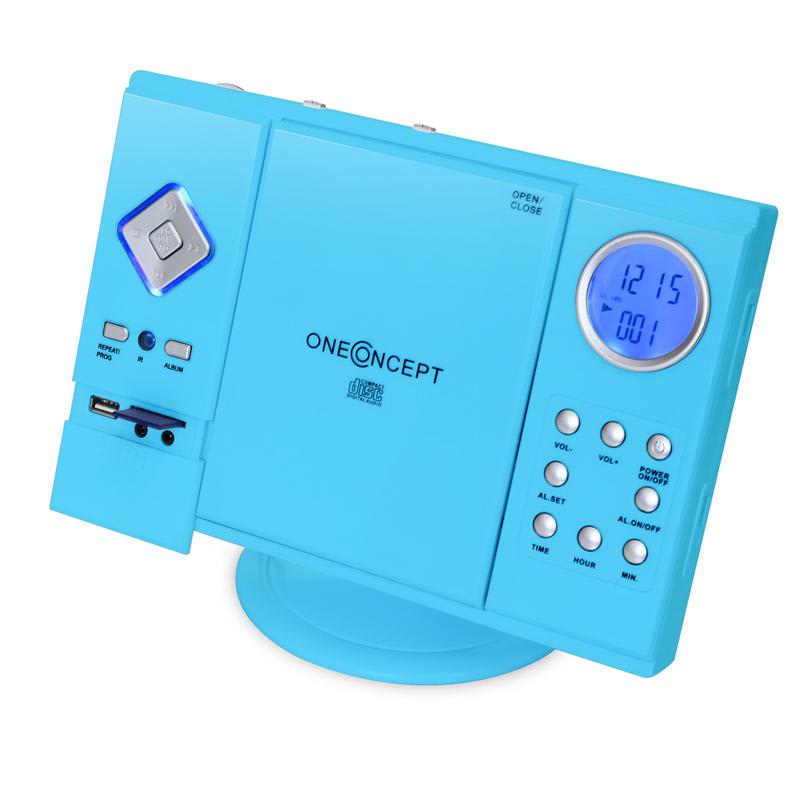OneConcept V12 stereo sys., MP3 CD prehr., USB, SD, AUX, mod – Obrázok 3