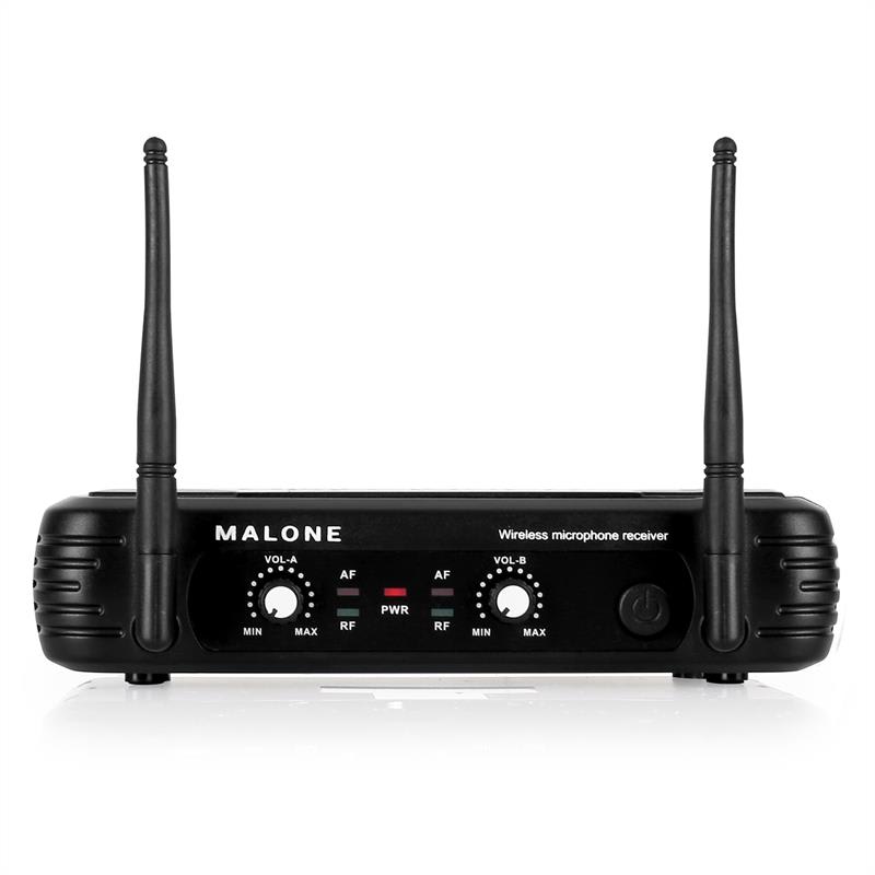Malone UHF-250 Duo1, Bezdrôtový mikrofónový set, 2 kanály