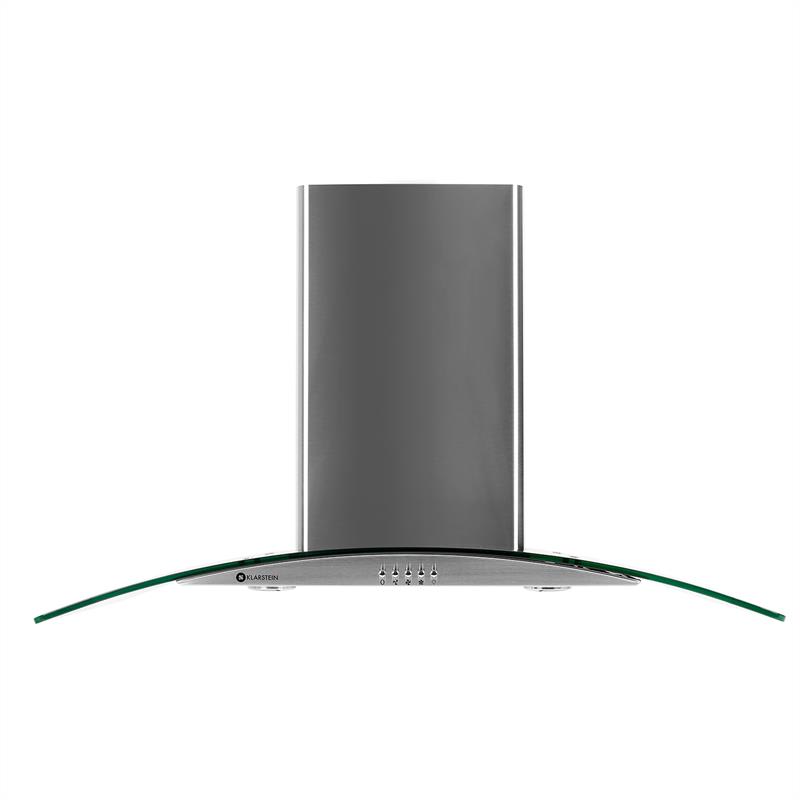 Klarstein GL90WS, komínový digestor, nerezová oceľ, 90 cm